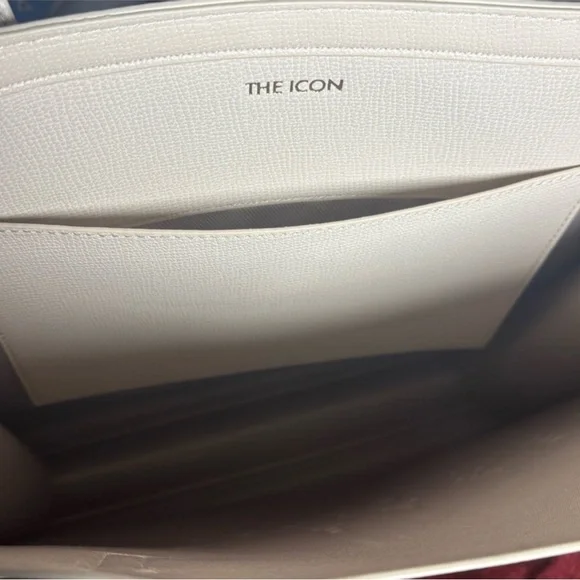 Ted Baker London Soocon Icon Cream Tote with Floral Bag Charm Card Holder - Picture 9 of 12